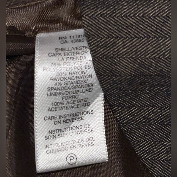 Michael Kors blazer gray brown women’s size 10 fall academia office neutral - Picture 6 of 8